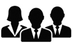 This icon represents the number of staff.