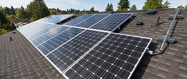 Rooftop solar panels