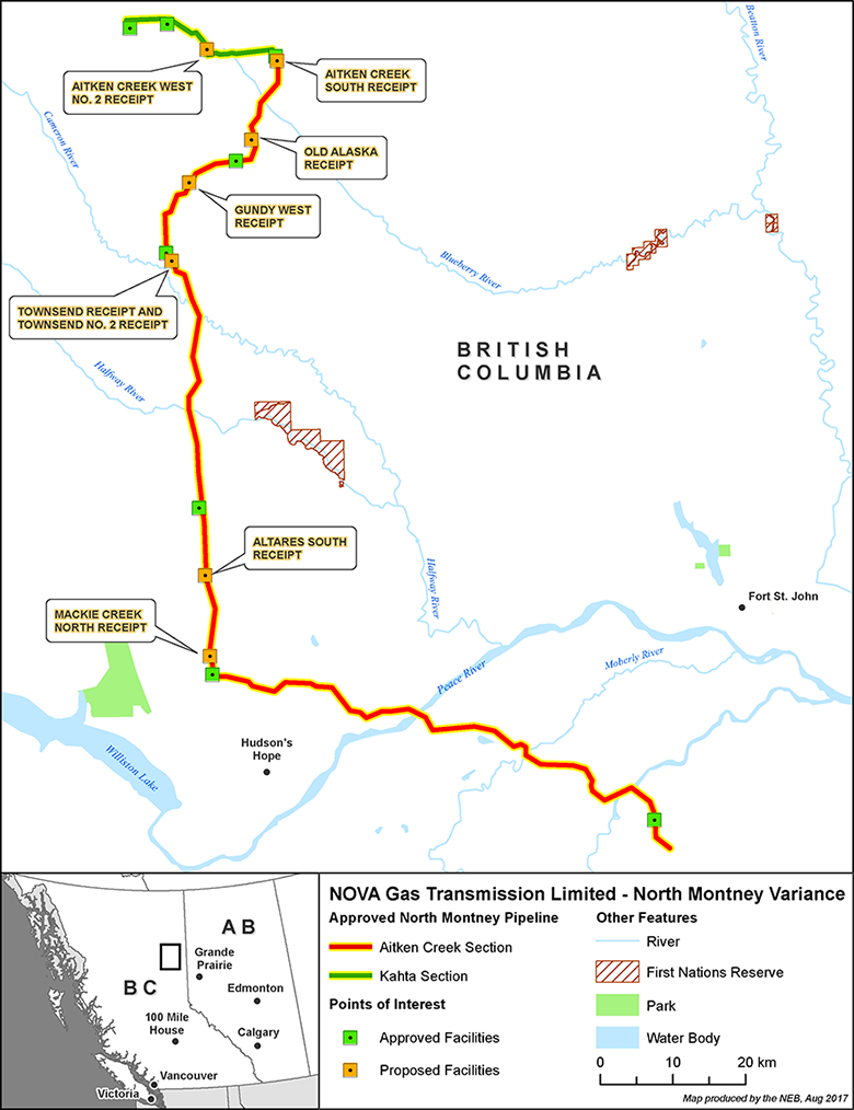 Nova Gas Transmission Limited &ndash; North Montney Variance