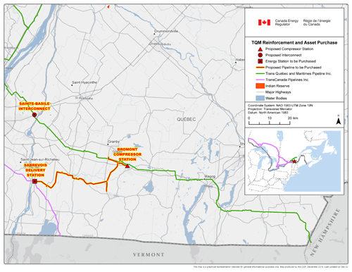 Enbridge Mainline map