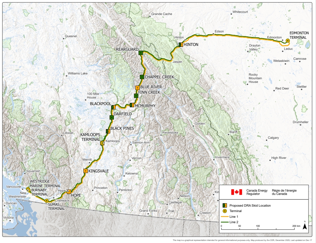 Trans Mountain Pipeline ULC - Proposed Drag Reducing Agent Project