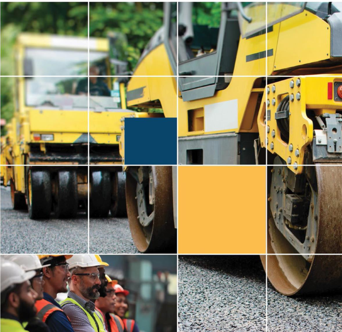 Figure 9 – Heavy machinery and group of workers