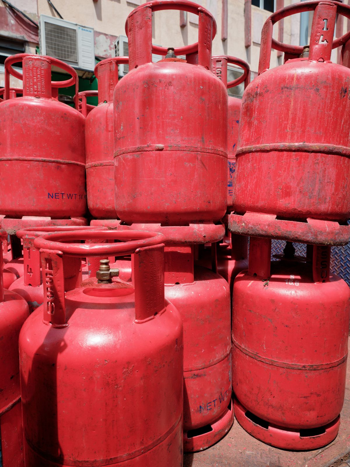 P=ropane tanks.