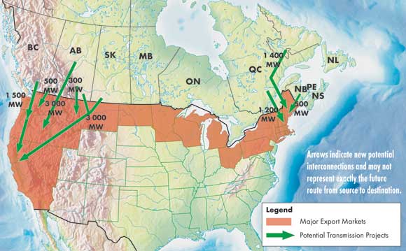 Figure 5.2 - Summary of Potential Changes to Transmission Infrastructure