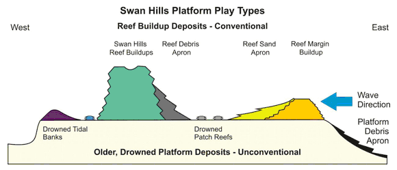 Figure 16 - Swan Hills Field reservoir types