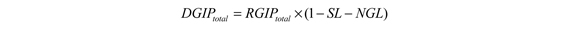 Equation used to convert raw gas to dry gas