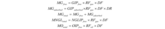 Equation used to estimate marketable Alberta resources