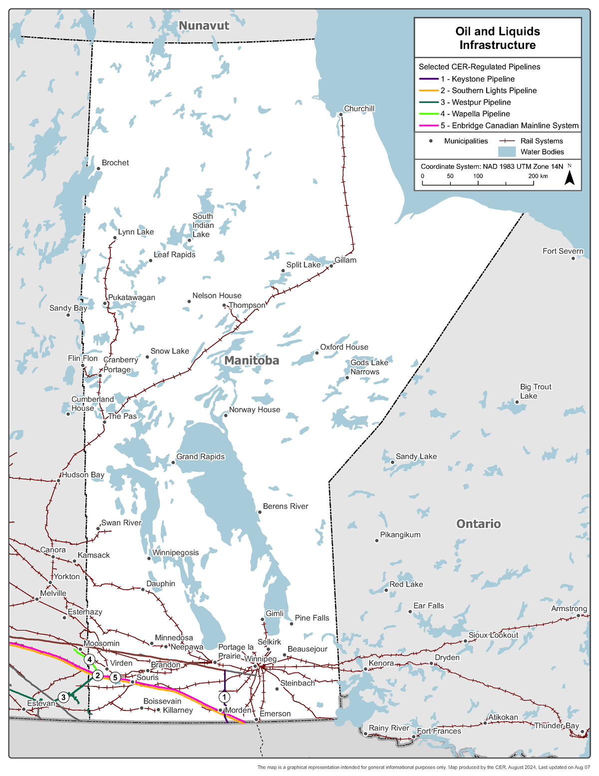 Figure 4: Crude oil infrastructure
