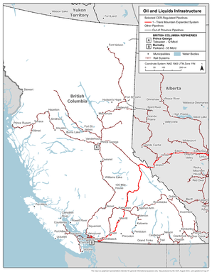 Figure 3: Crude Oil Infrastructure Map