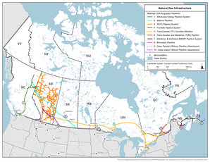 Figure 4: Natural Gas Infrastructure Map
