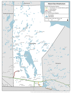 Figure 4: Natural Gas Infrastructure Map
