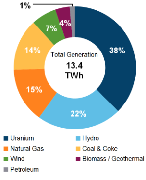 Figure 2: Electricity Production (2019)