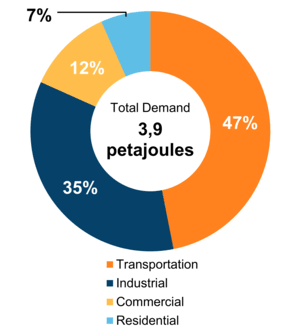 Figure 2: End-Use Demand by Sector (2020)