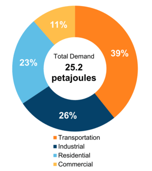 Figure 2: End-Use Demand by Sector (2020)