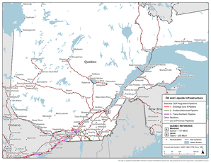 Figure 2: Crude Oil Infrastructure Map