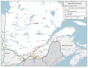 Figure 3: Natural Gas Infrastructure Map