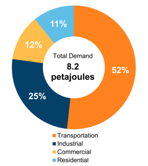 Figure 2: End-Use Demand by Sector (2020)