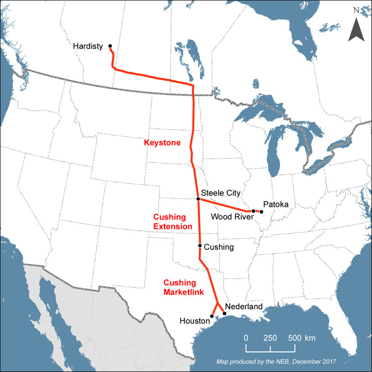 CER Pipeline Profiles Keystone Pipeline