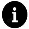 Icône – Lettre « i » en blanc à l’intérieur d’un cercle noir illustrant les ressources en matière d’information
