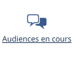 Audiences en cours