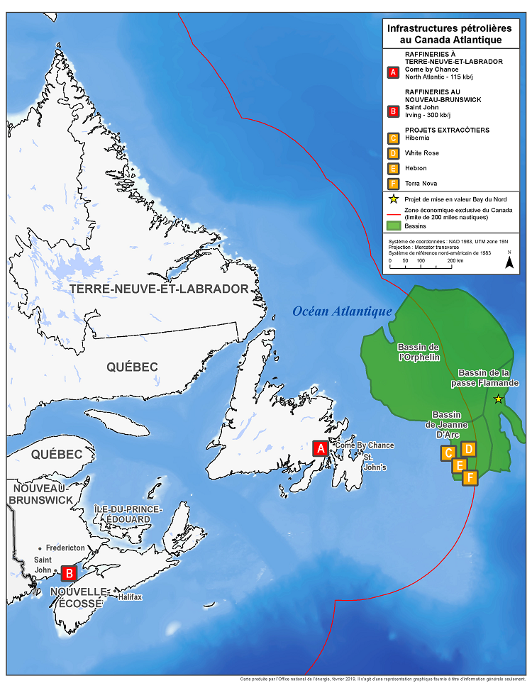 Infrastructures pétrolières au Canada Atlantique