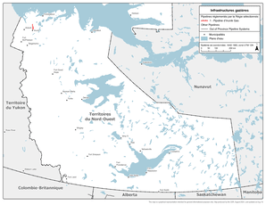 Figure 4 – Carte des infrastructures du gaz naturel